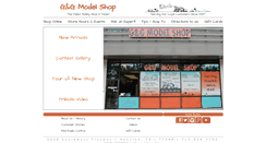 Desktop Screenshot of gandgmodelshop.com